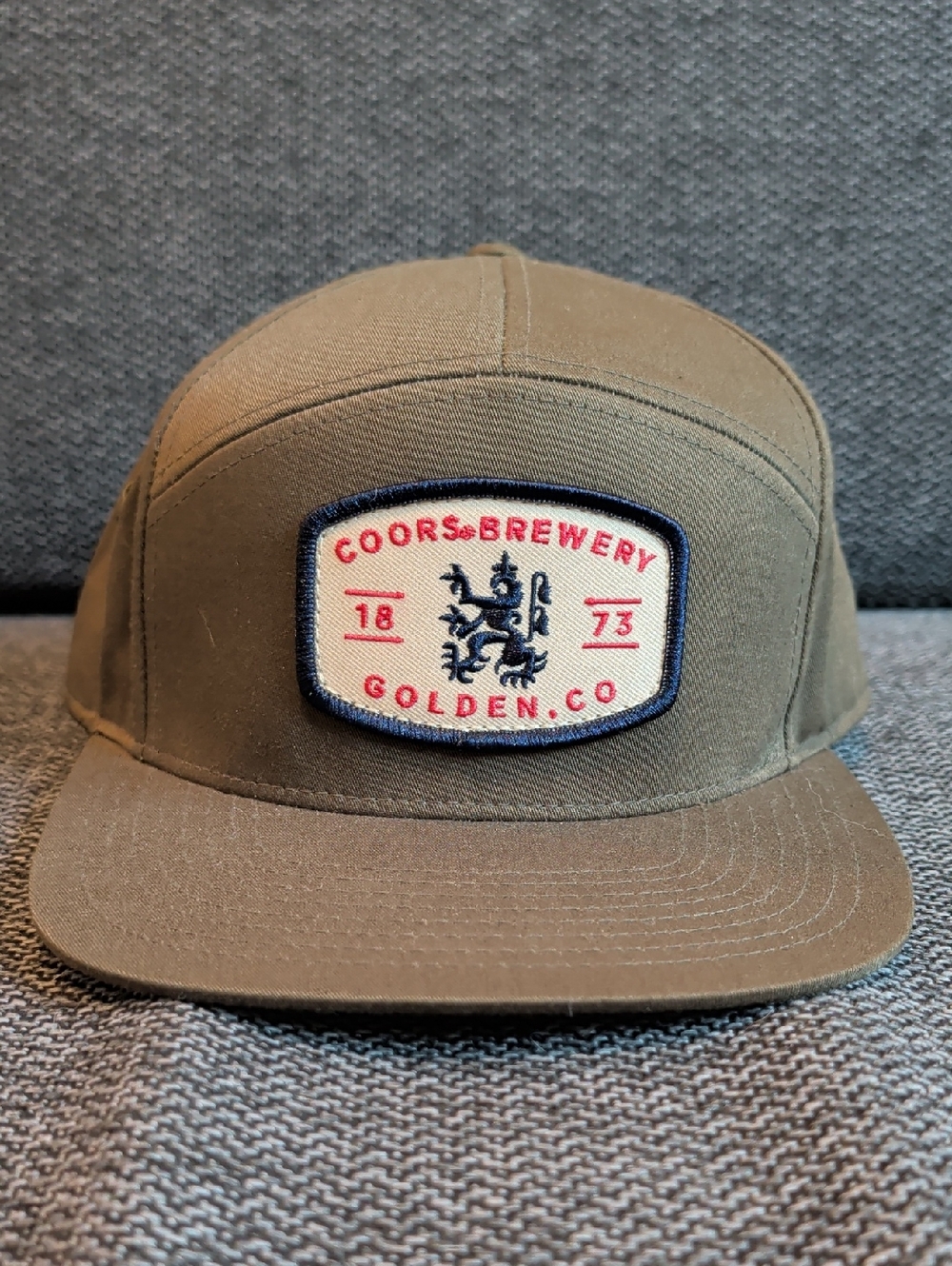 Coors Brewery Hat w/ Leather Strap - Richardson